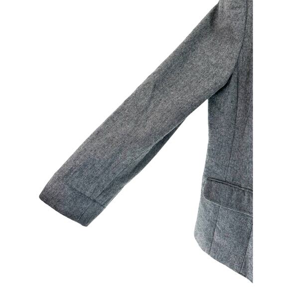 Pendleton Gray Preppy Academia Business Career Office Work Wool Blazer Size 14 - Picture 9 of 16